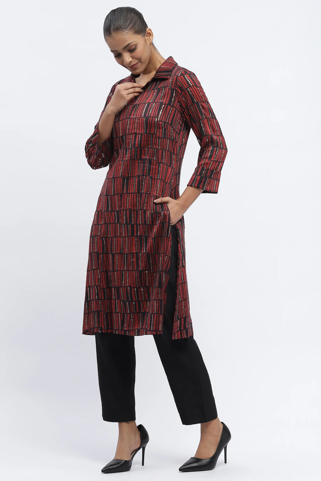 Broken Lines Kurta