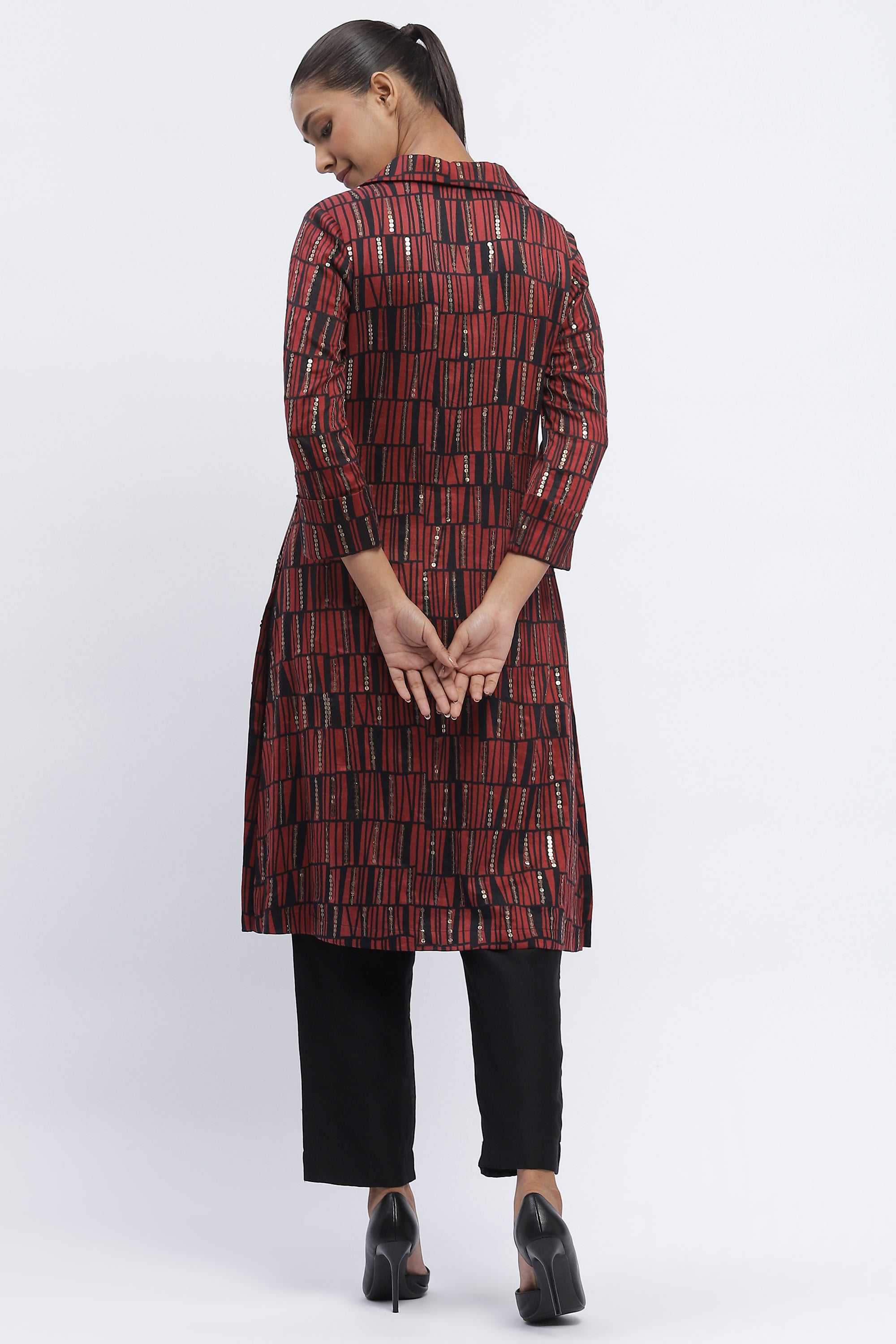 Broken Lines Kurta