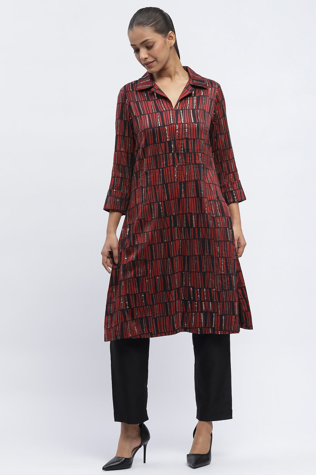 Broken Lines Kurta