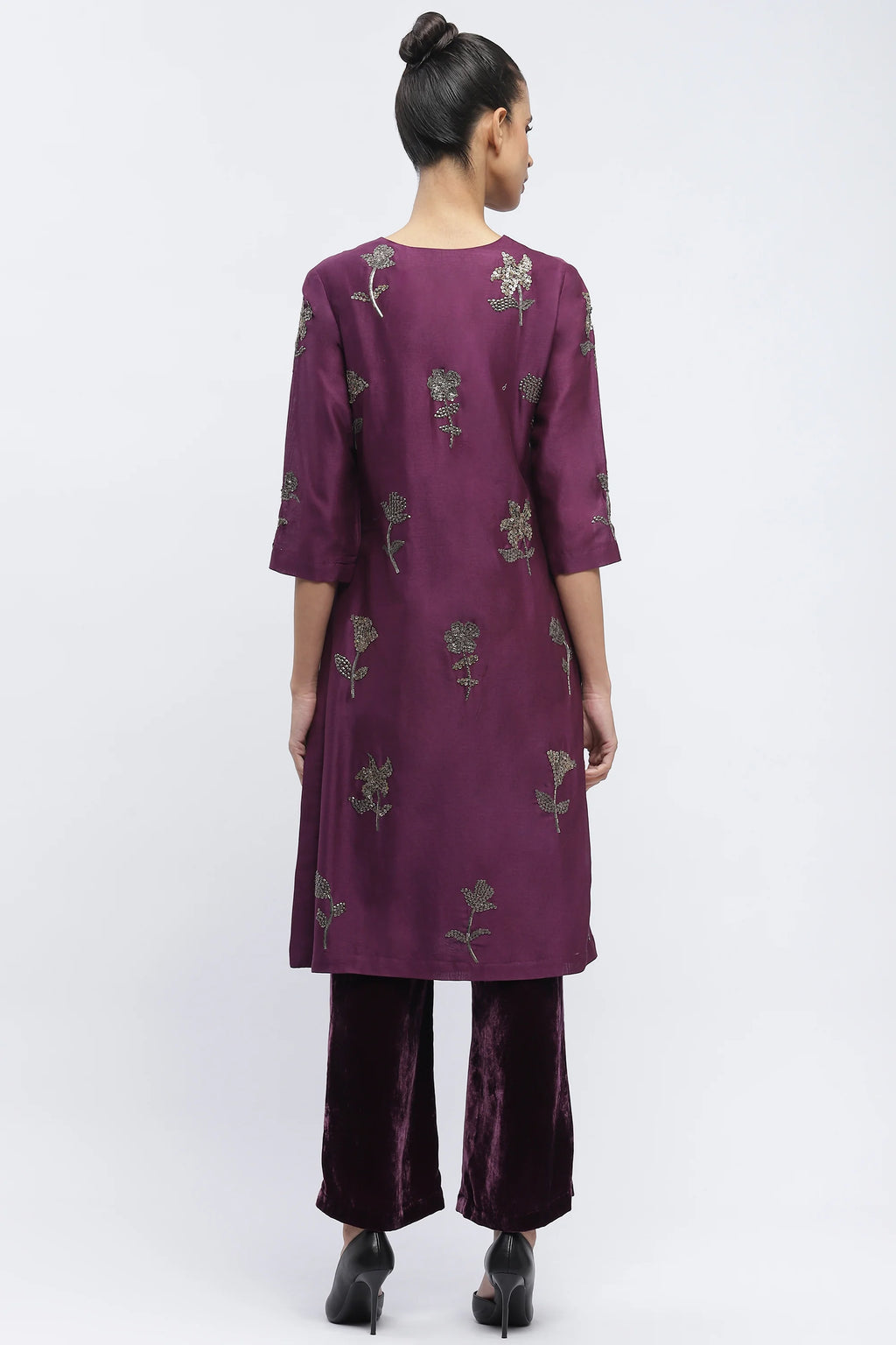 Sequin Buta Kurta