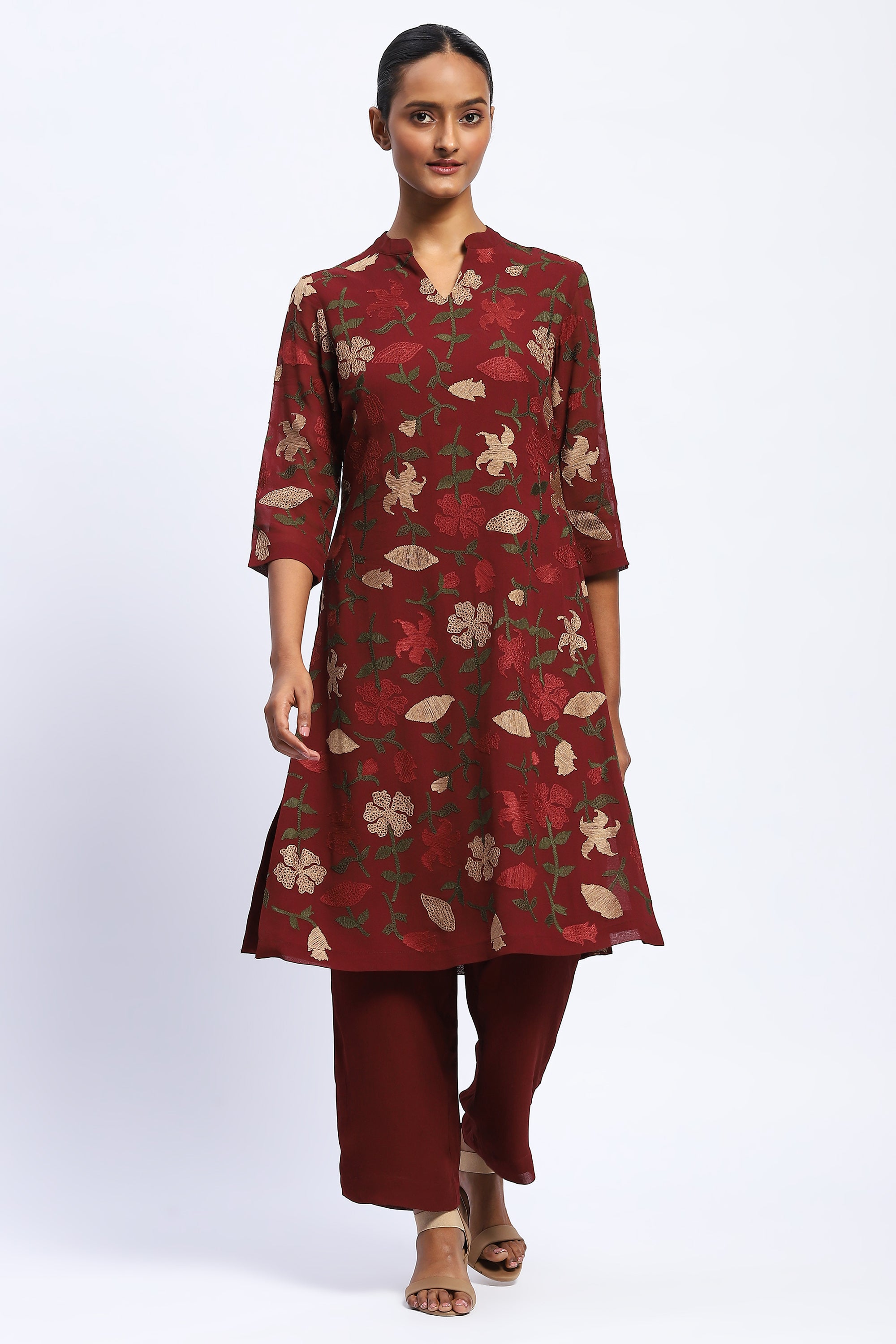 Multi Floral Kurta
