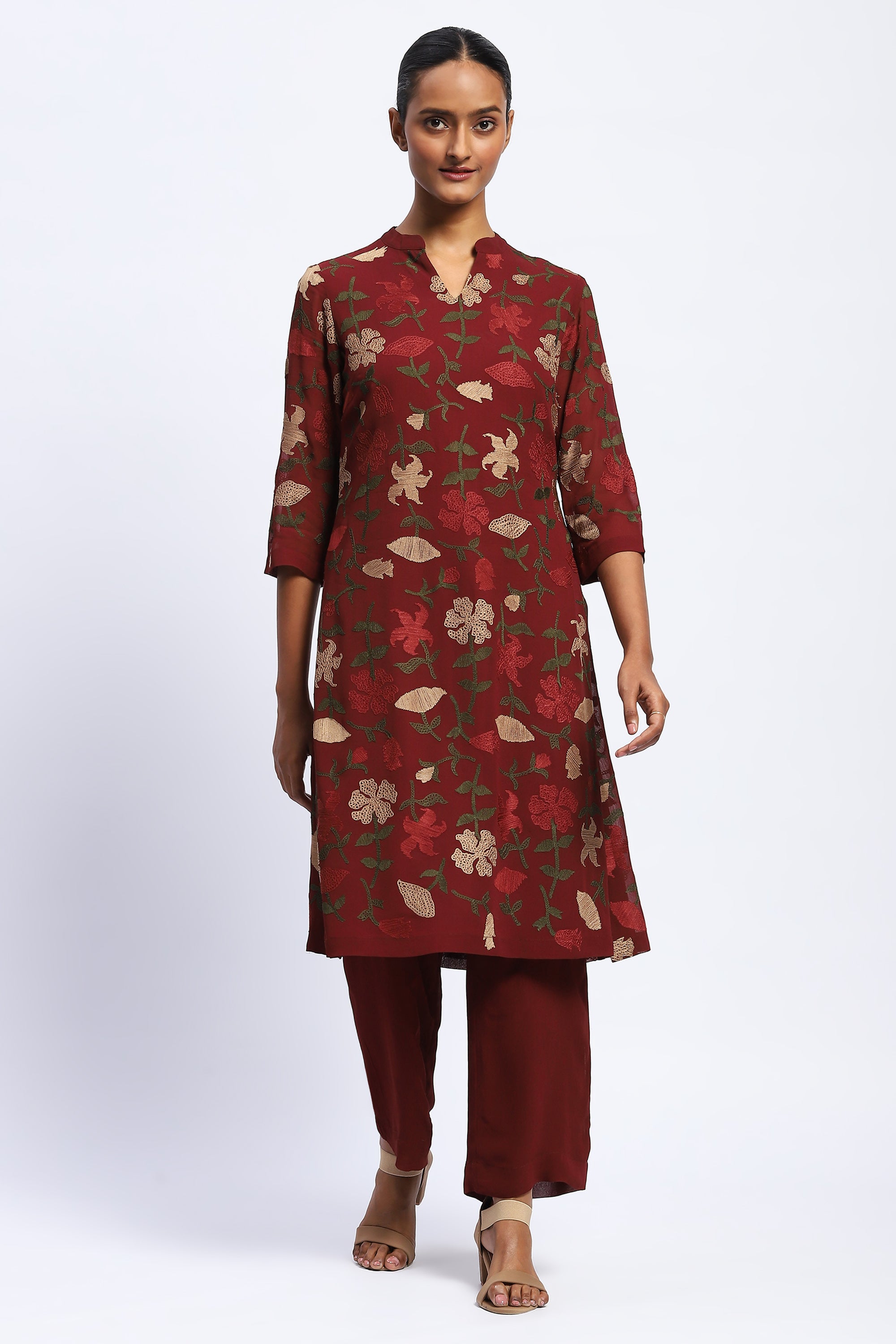 Multi Floral Kurta