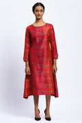 Woven Colourblock Kurta