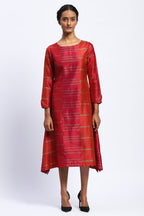 Woven Colourblock Kurta