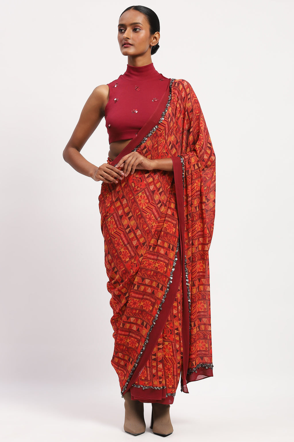 Rabari Print Sari