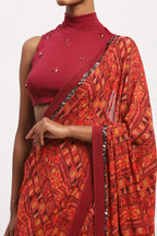 Rabari Print Sari
