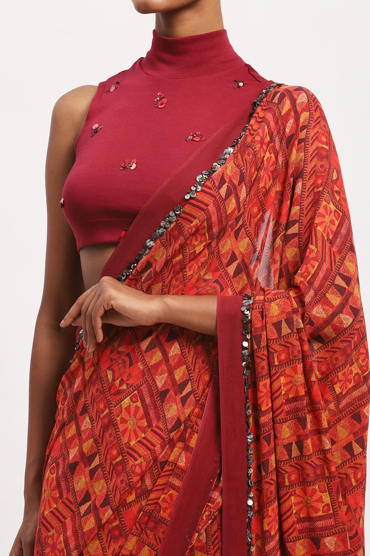 Rabari Print Sari