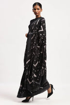 Embellished Chevron Saree