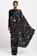 Embellished Chevron Saree