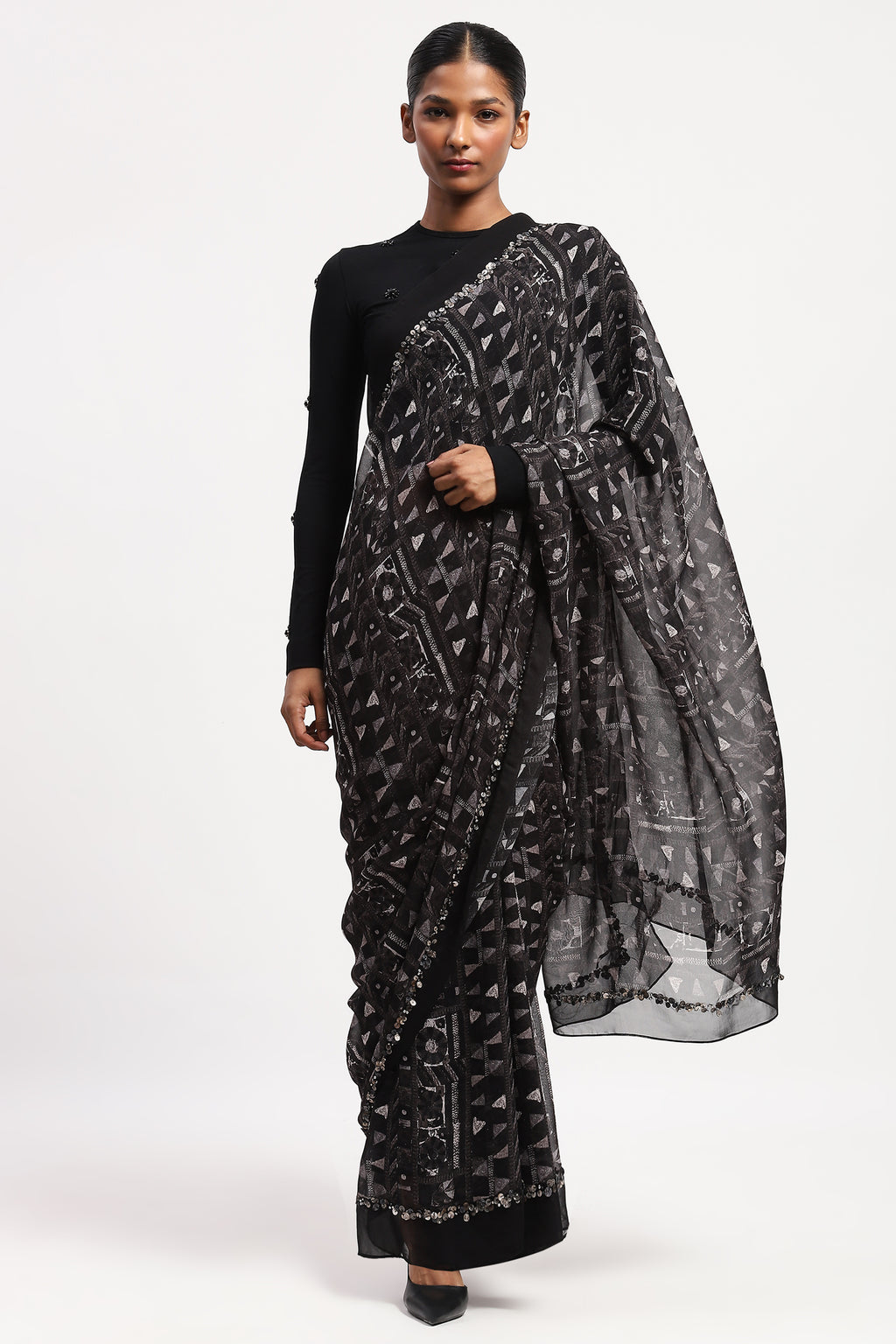 Rabari Velvet Saree