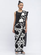 Basket Print Sari