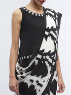 Basket Print Sari