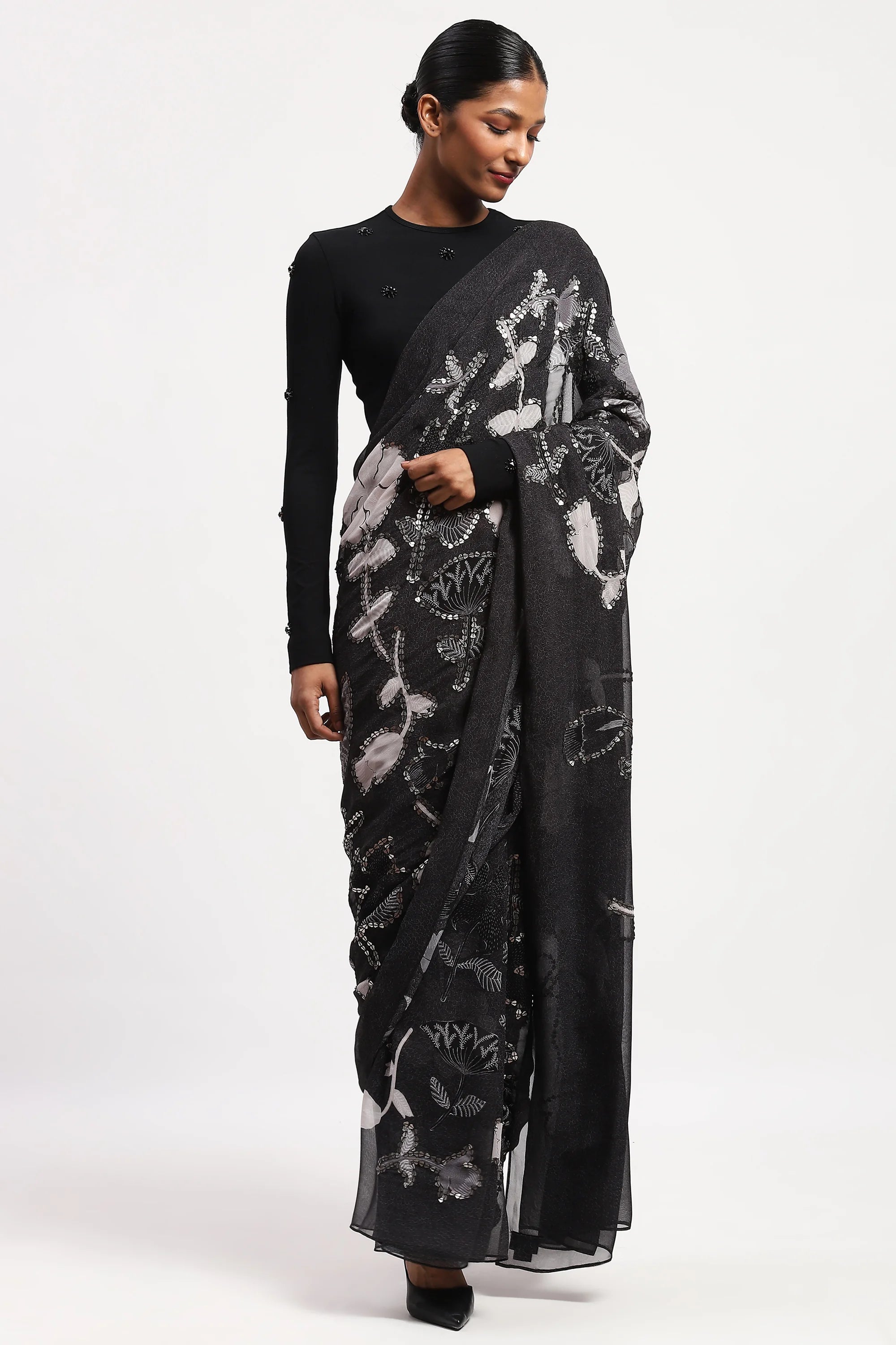 Multi Floral Saree