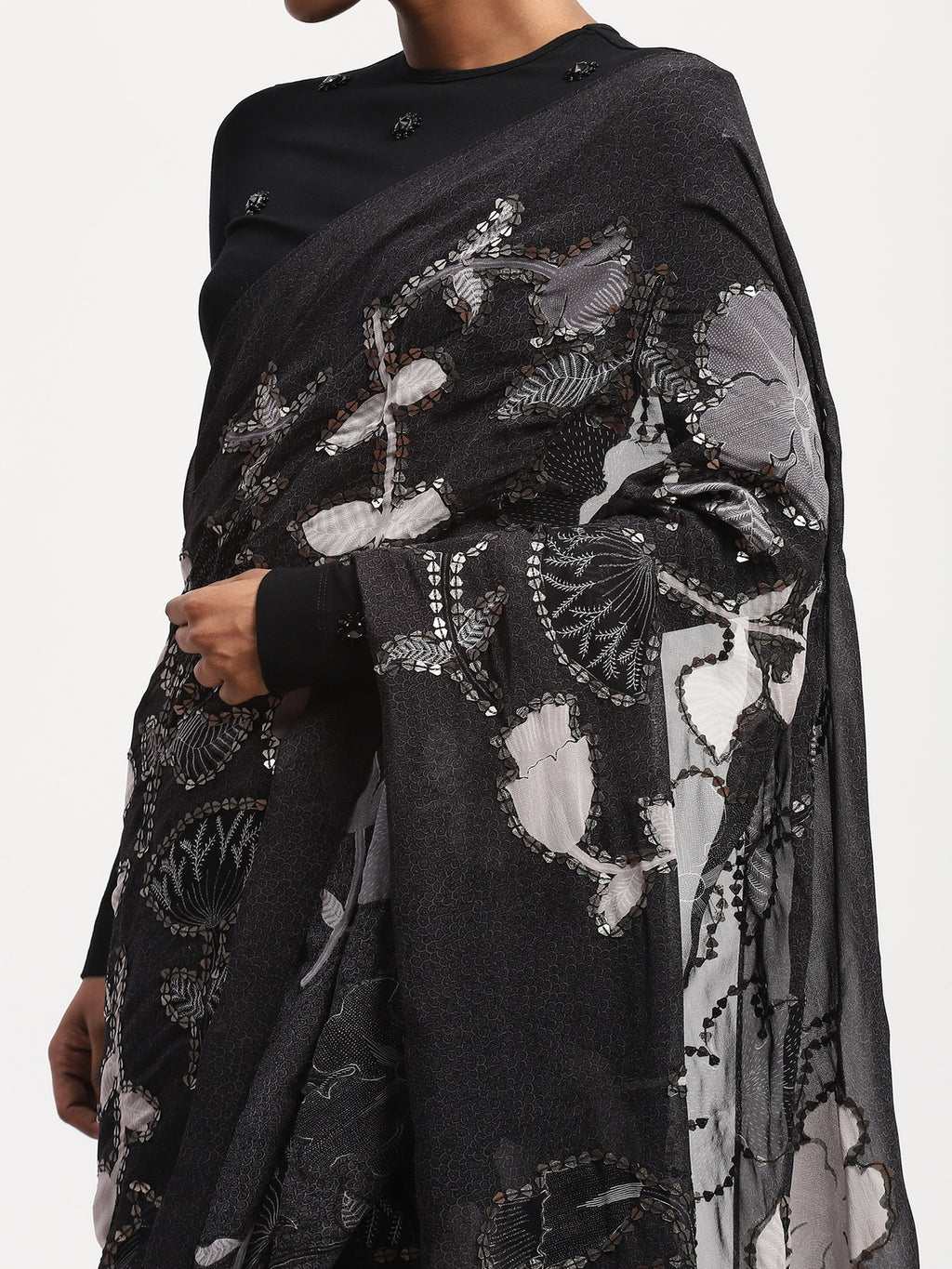 Multi Floral Saree