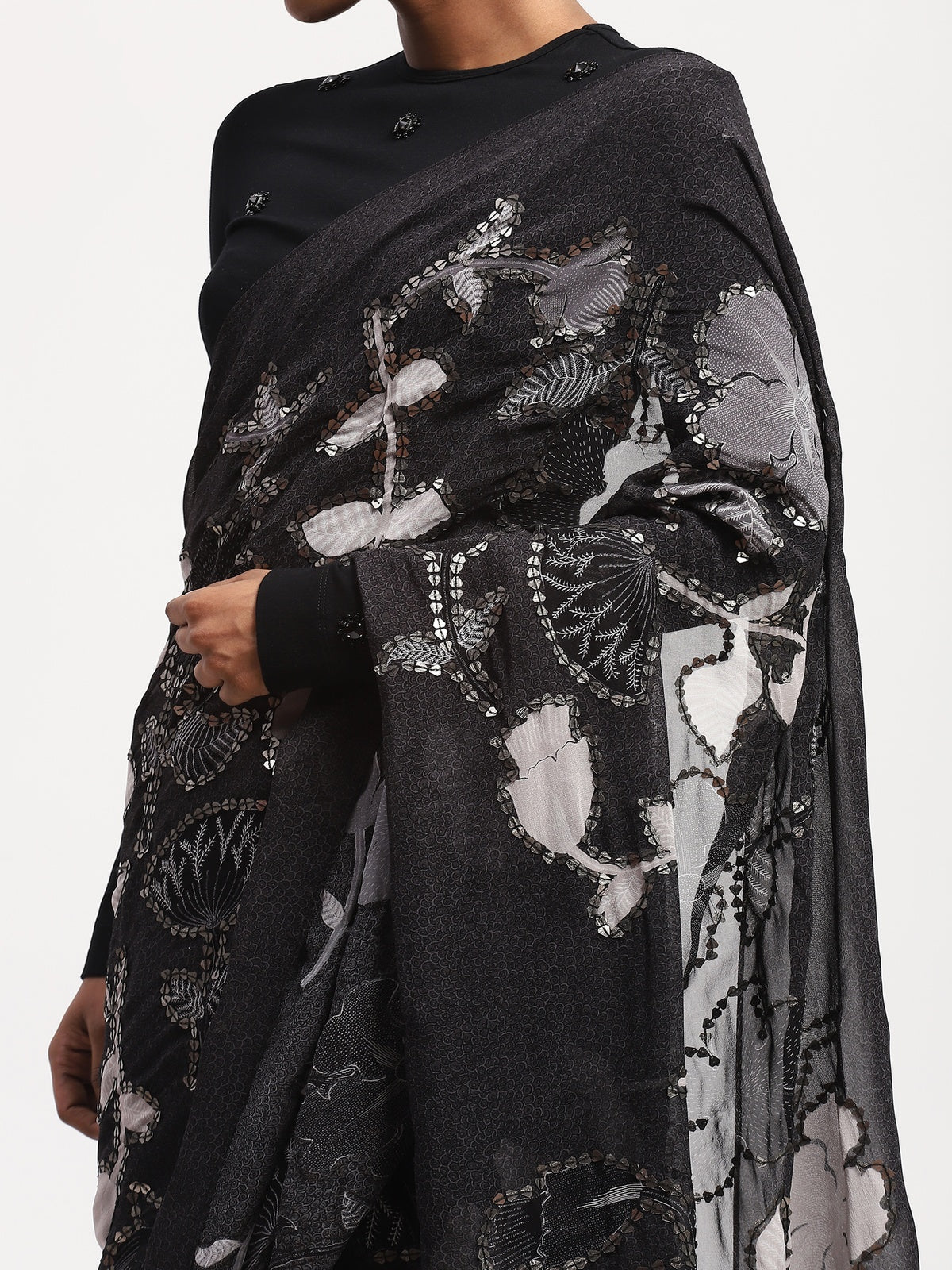 Multi Floral Saree