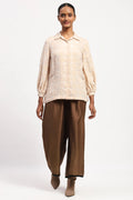 Organza  Basket Weave Shirt