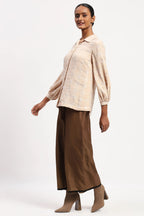 Organza  Basket Weave Shirt