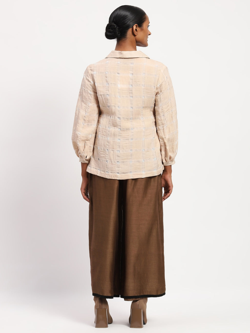 Organza  Basket Weave Shirt