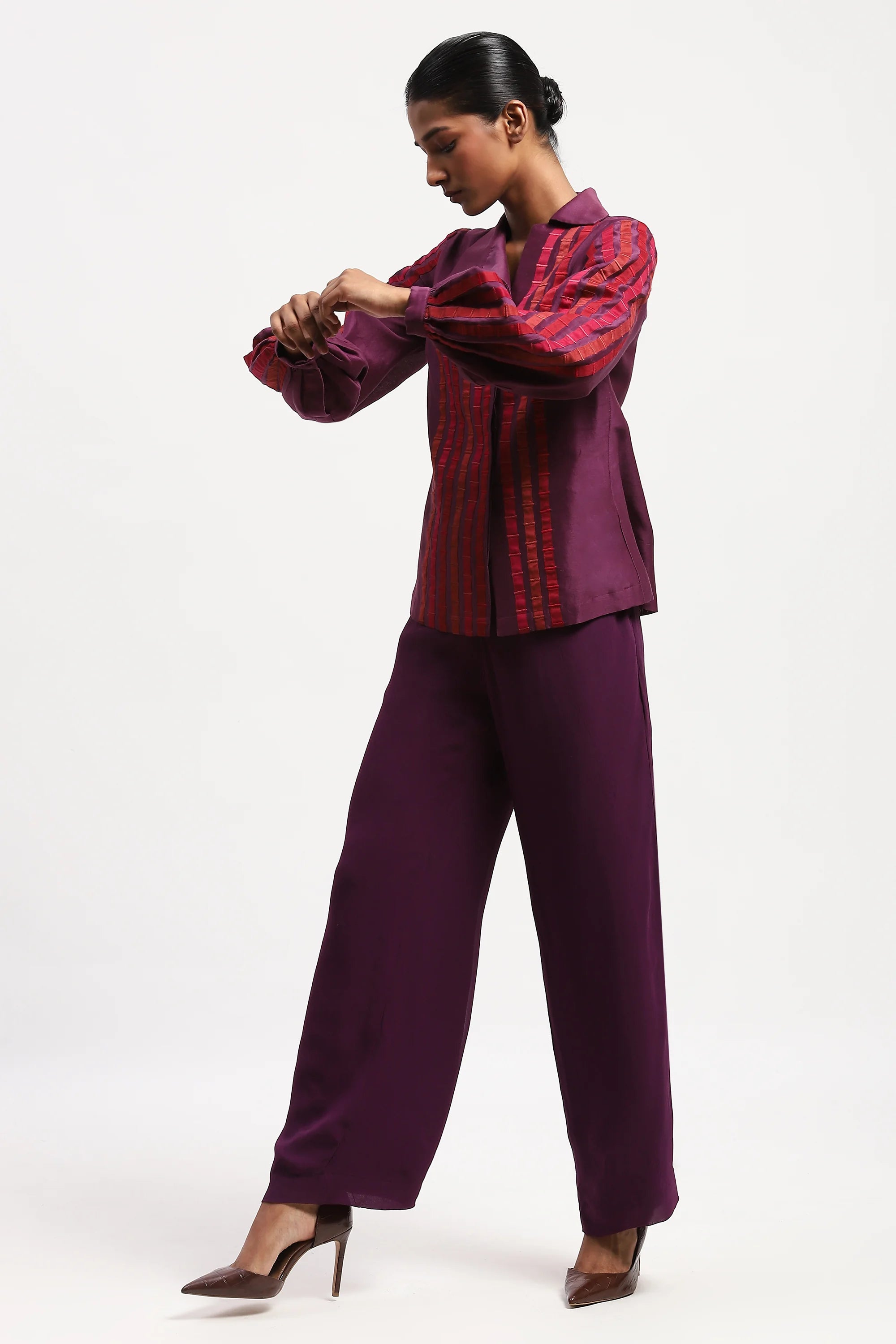 Applique Strips Shirt
