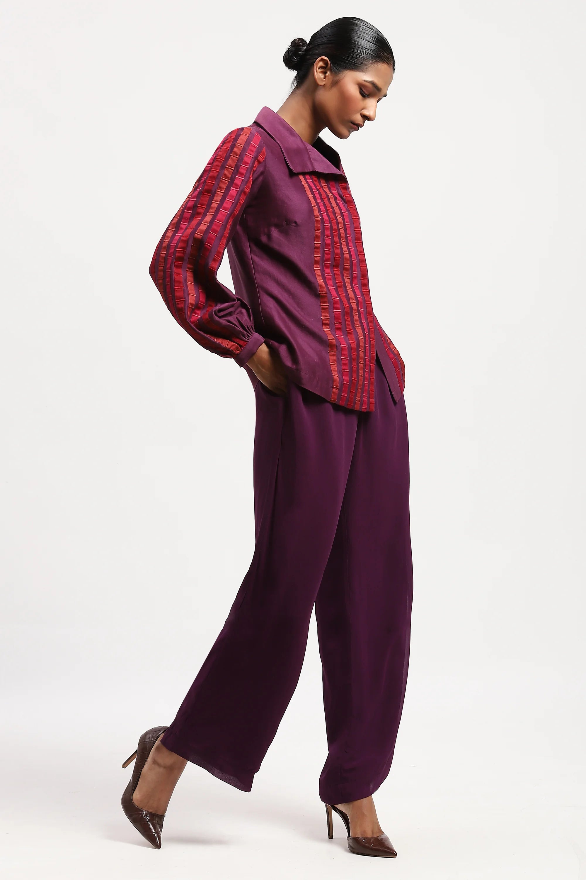 Applique Strips Shirt
