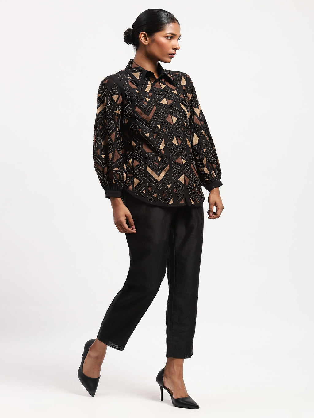 Embellished Chevron Shirt