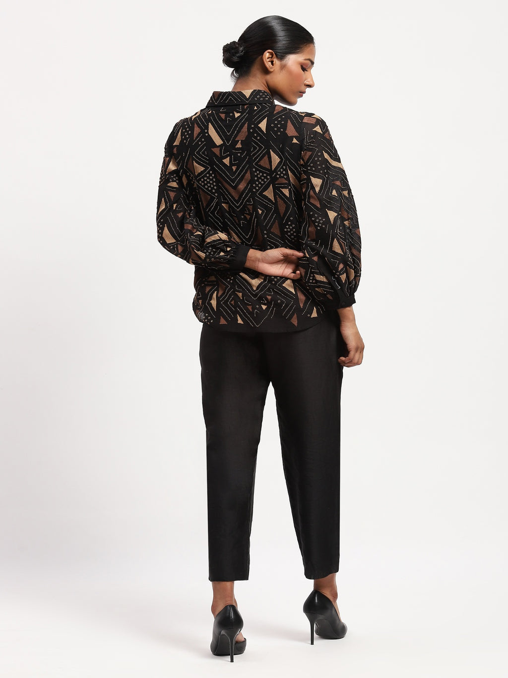 Embellished Chevron Shirt