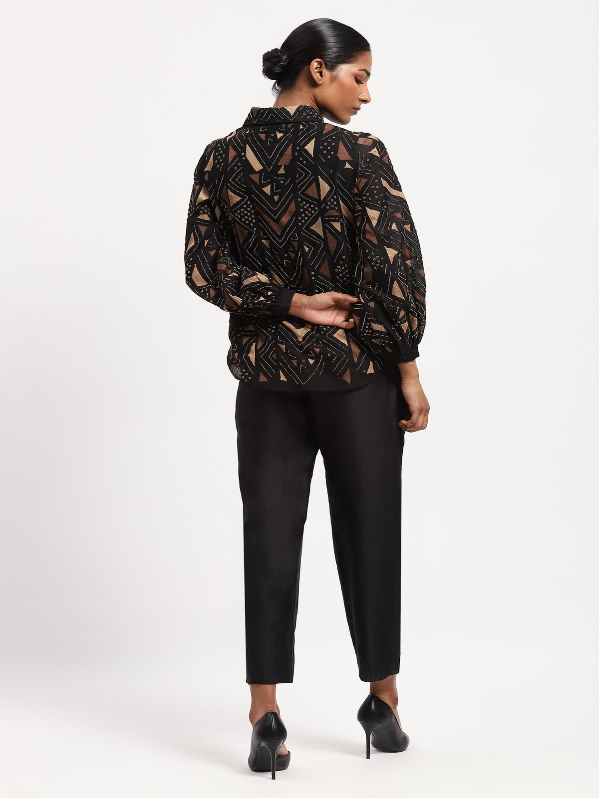 Embellished Chevron Shirt