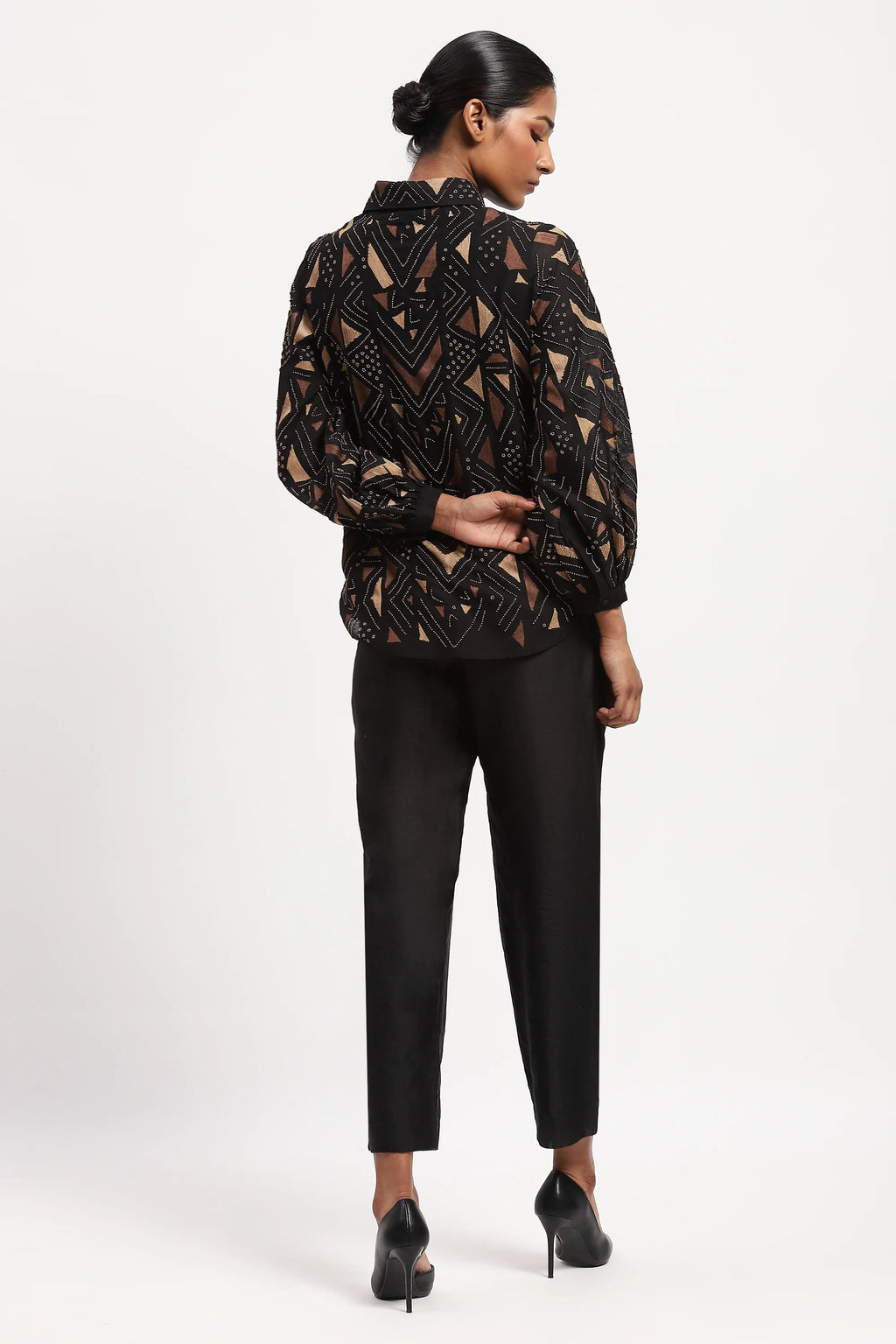 Embellished Chevron Shirt