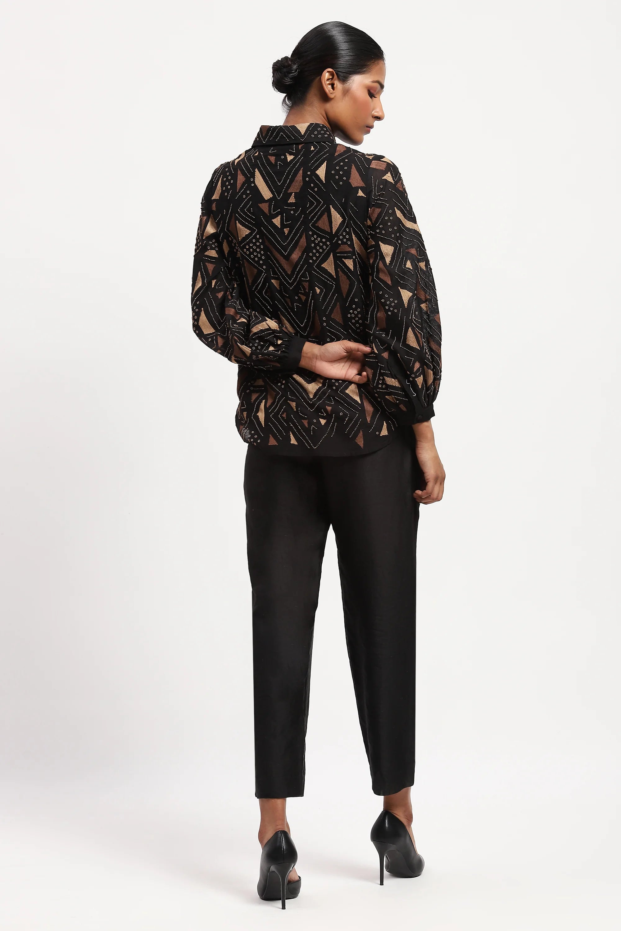 Embellished Chevron Shirt