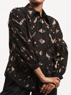 Embellished Chevron Shirt