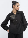 Sequin Buta Shirt