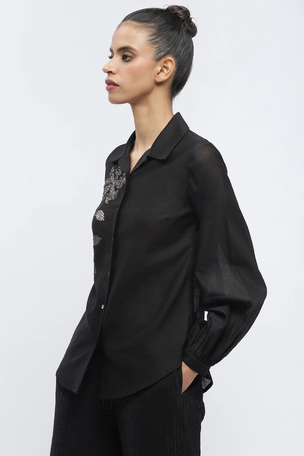 Sequin Buta Shirt