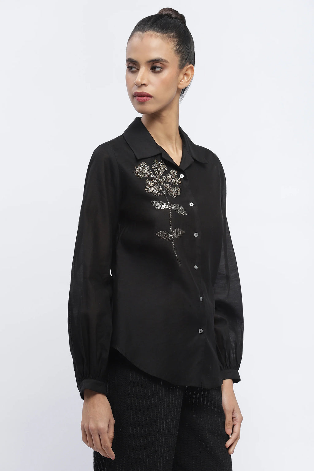 Sequin Buta Shirt