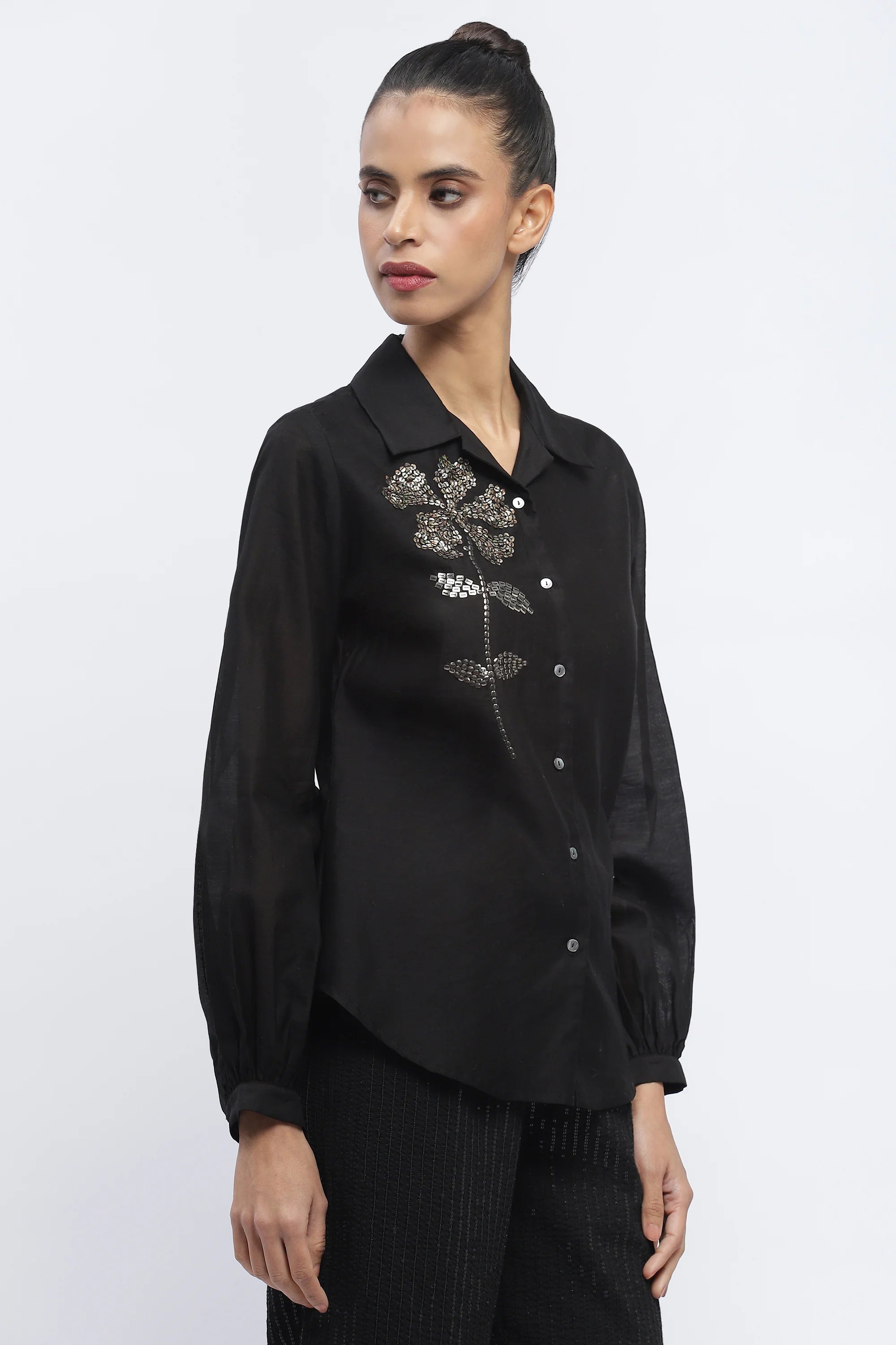 Sequin Buta Shirt