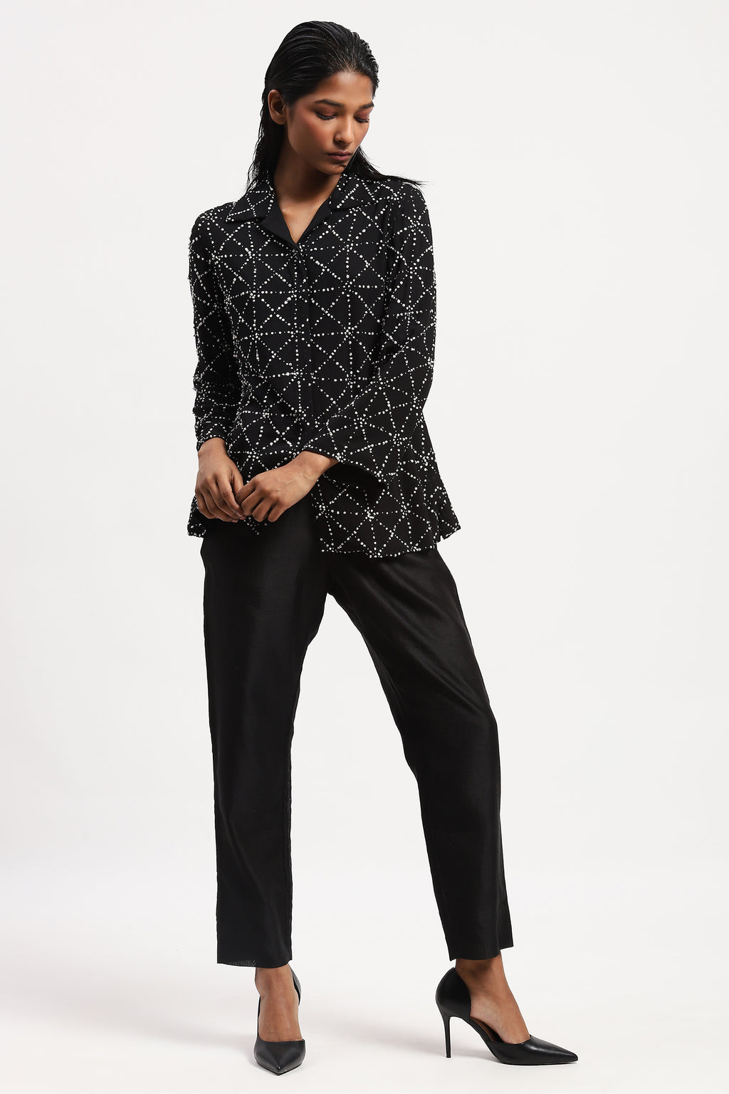 Embroidered Jaali Shirt