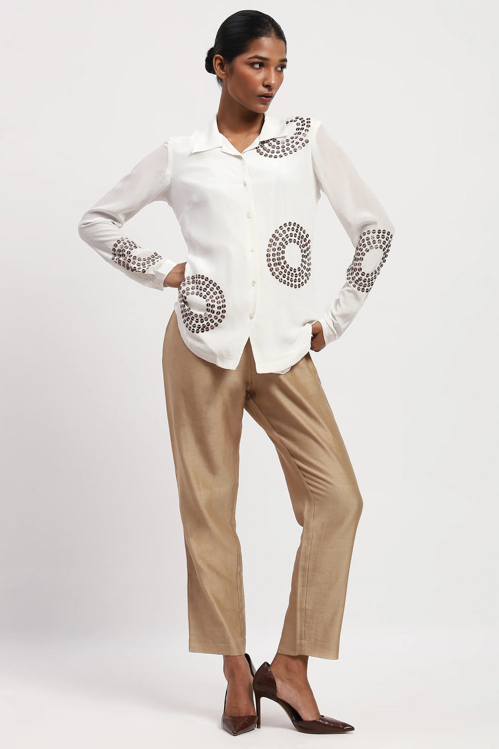 Sequin Rings Shirt