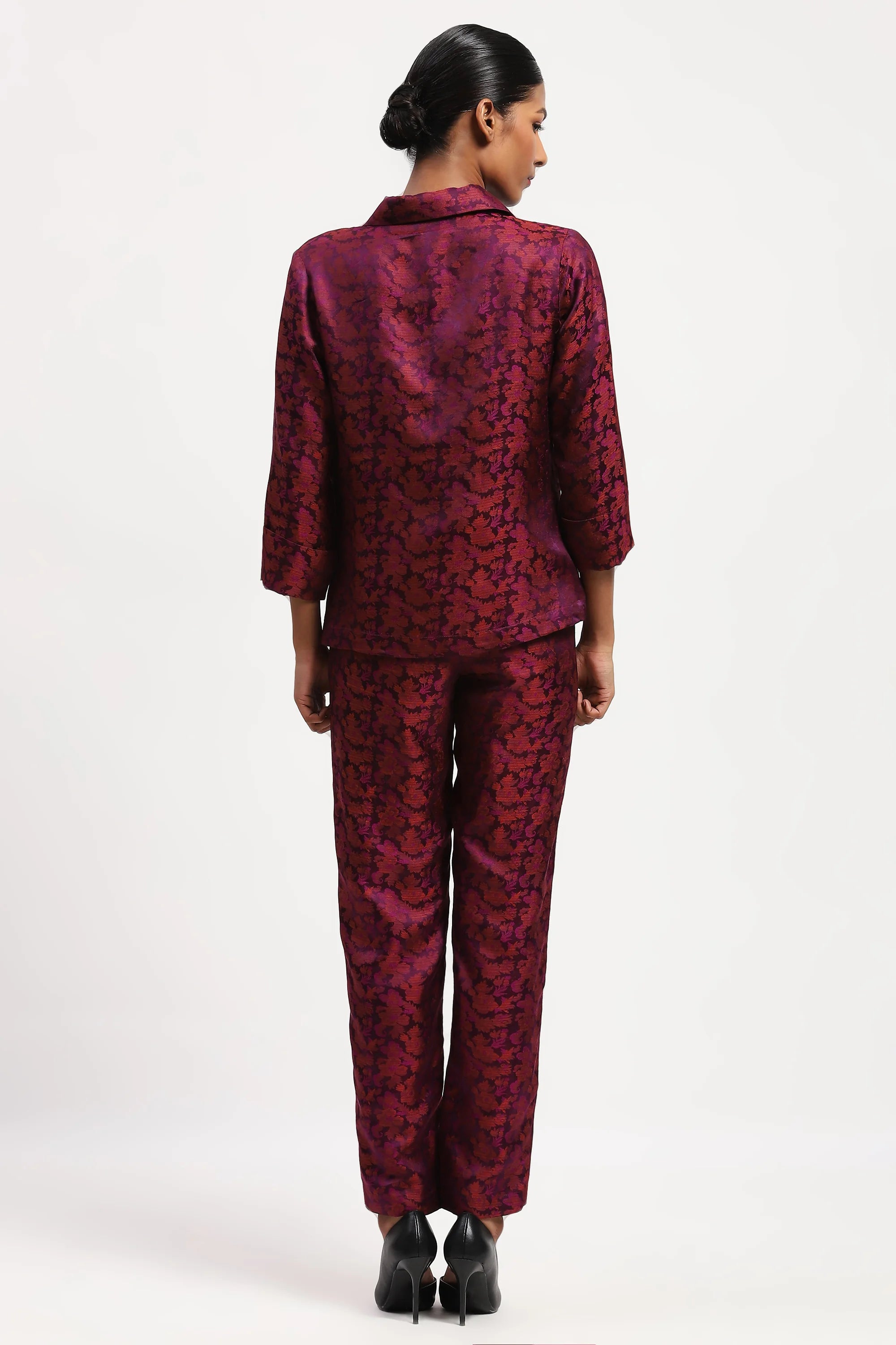 Floral Tanchoi Shirt
