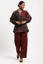 Bark Cloth Ikat Top