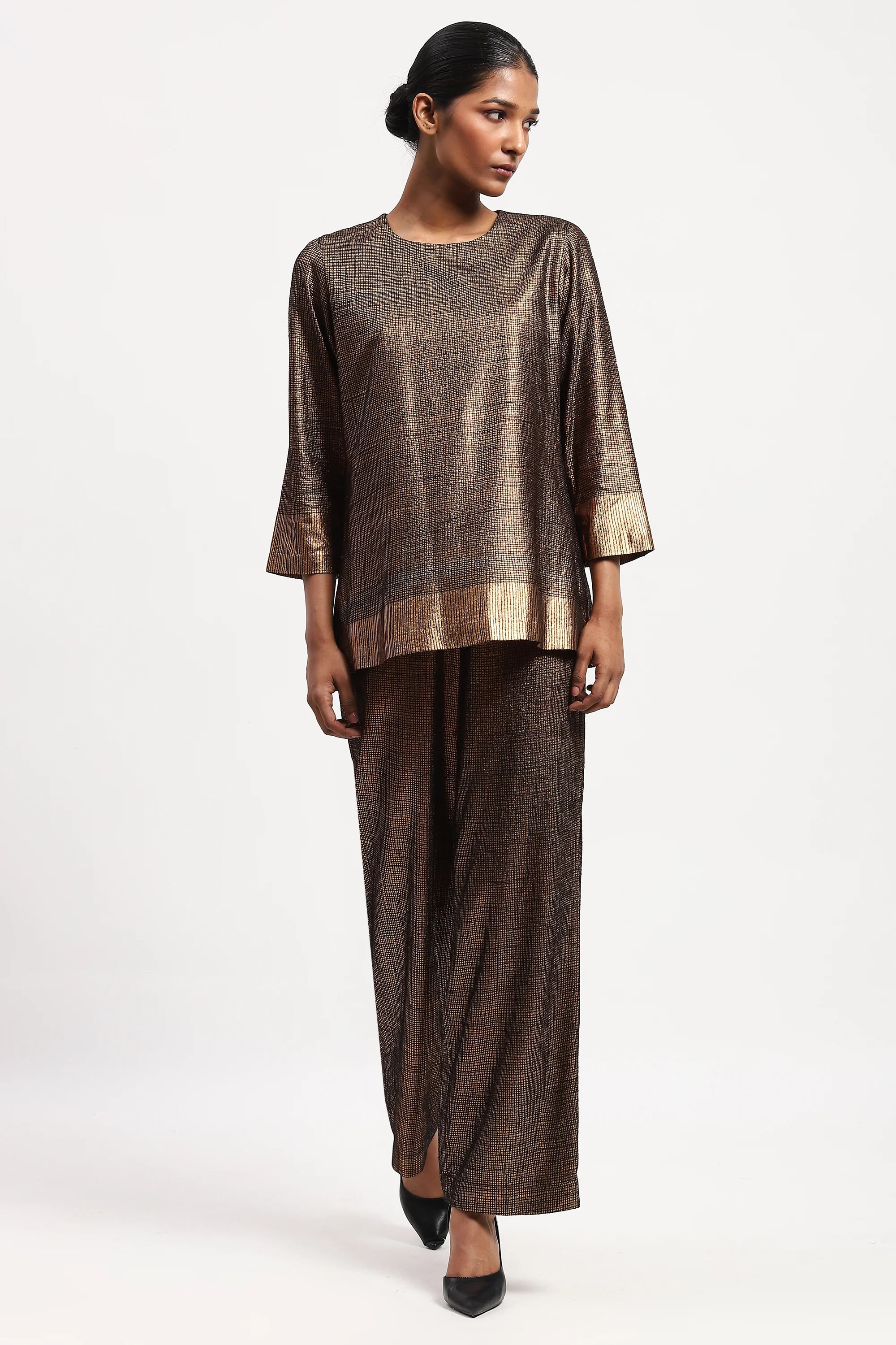 Foil Aari Top