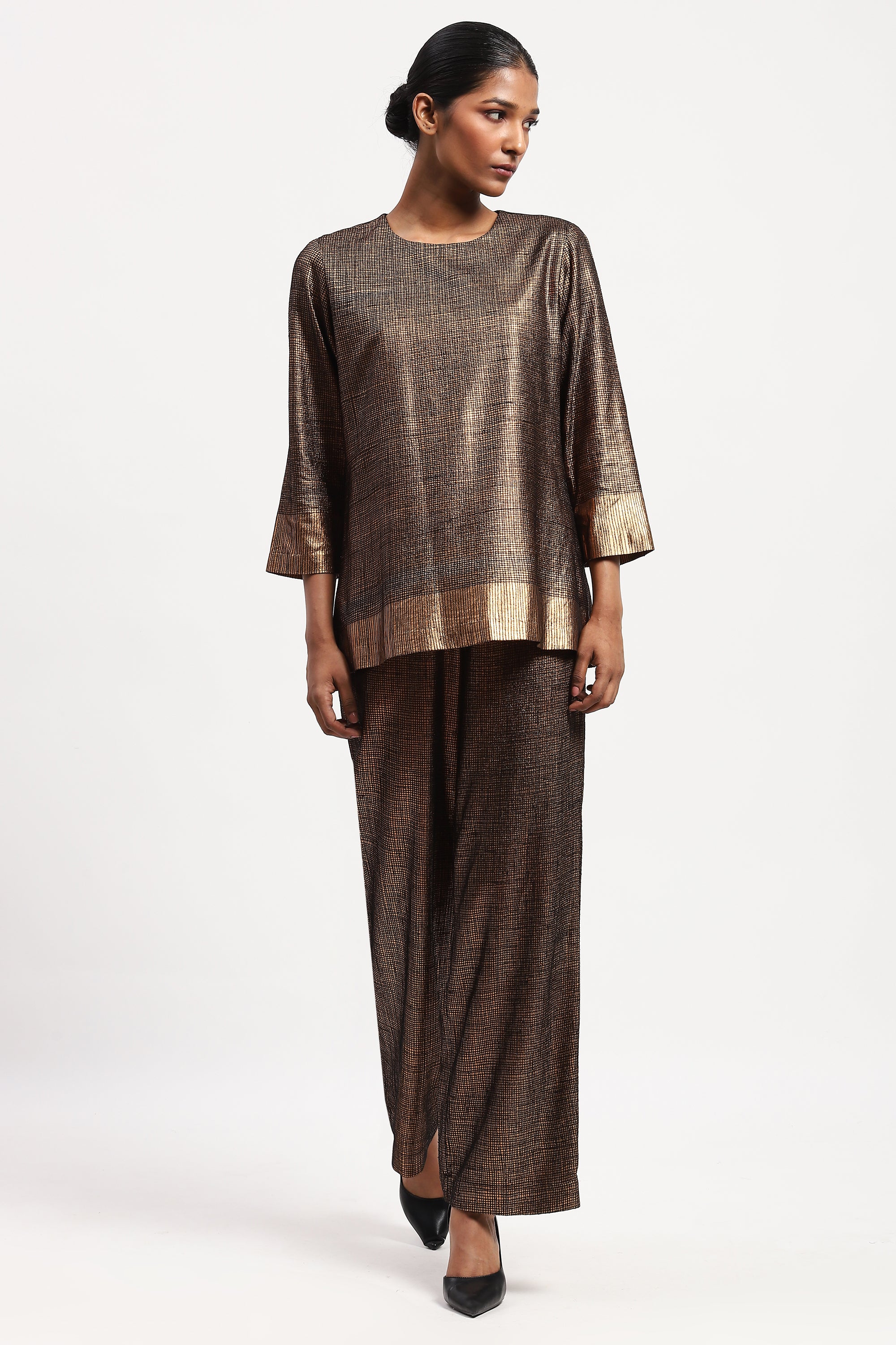 Foil Aari Top