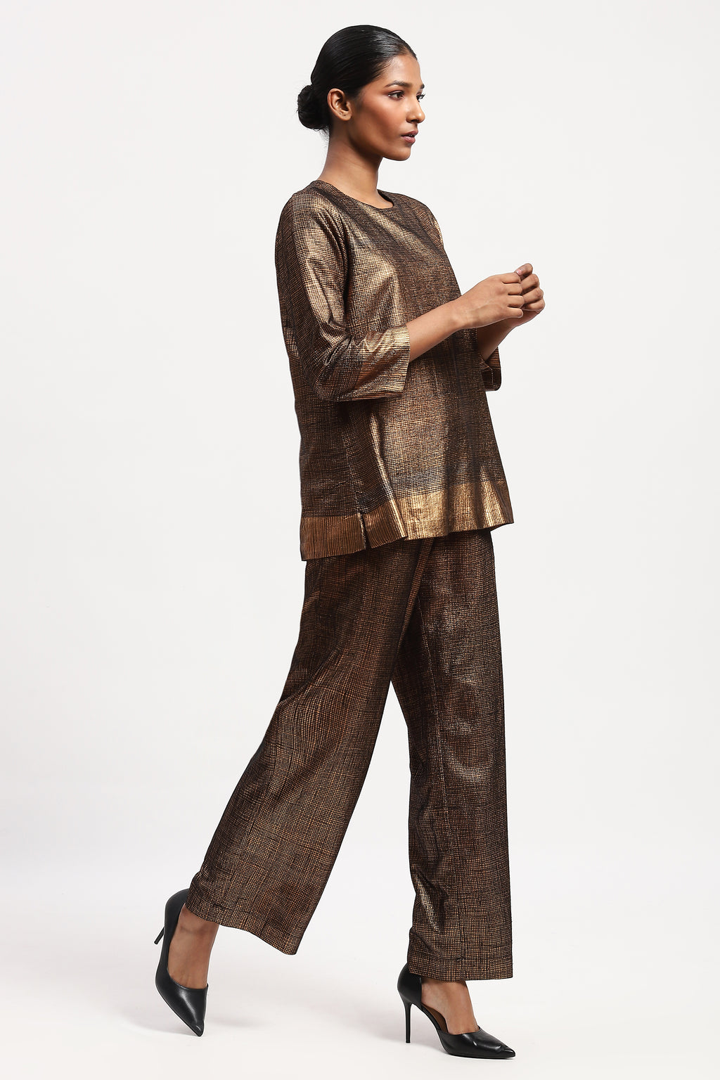 Foil Aari Top