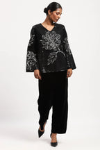 Sequin Floral Top