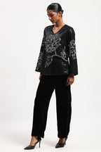 Sequin Floral Top