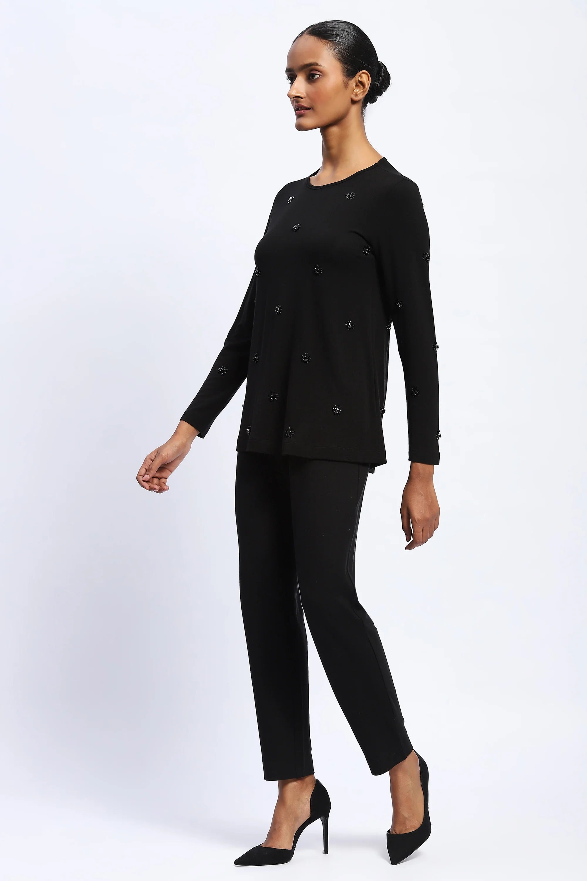 Stone Embellished Top