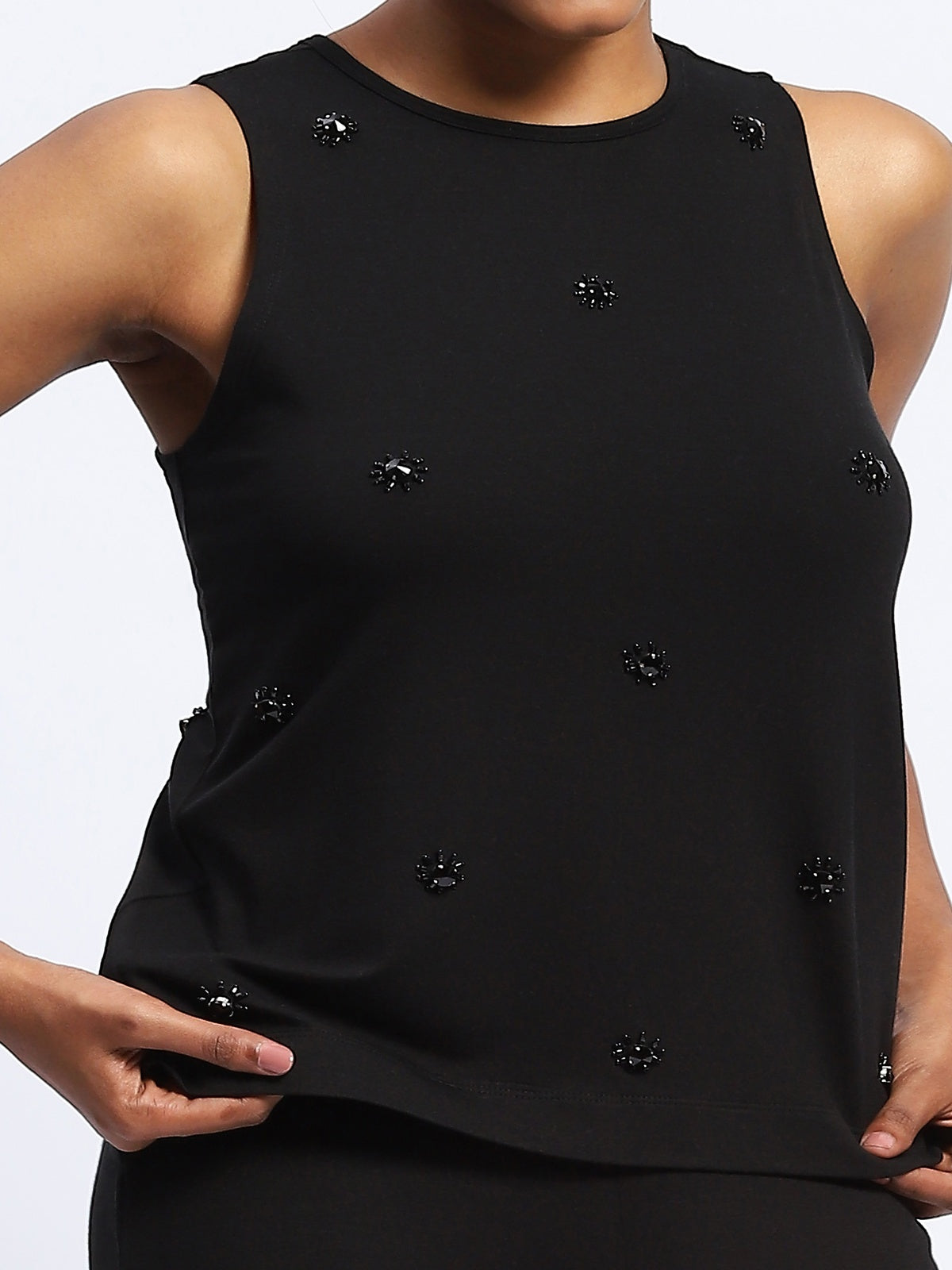 Stone Embellished Top