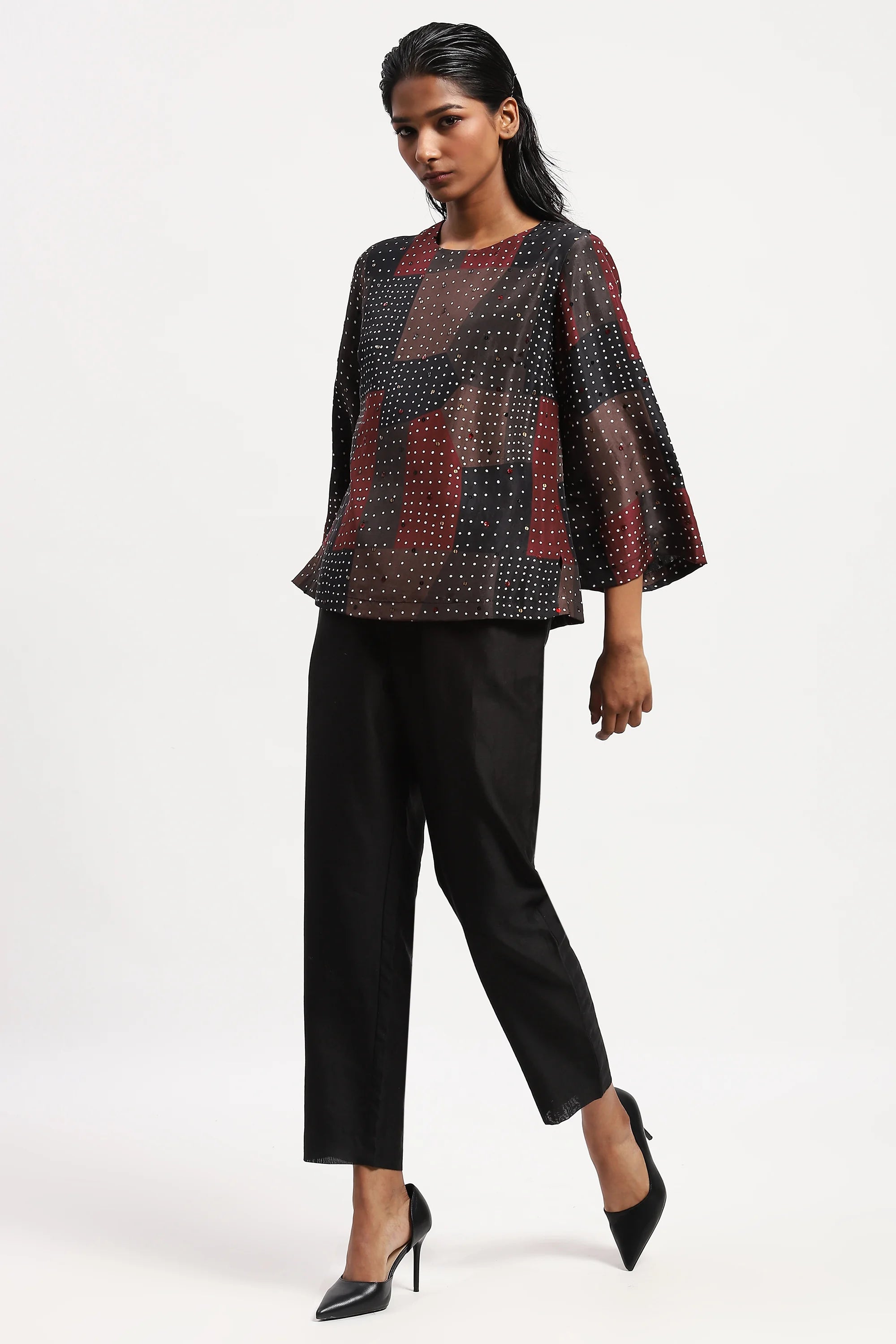 Sequin Blocks Top