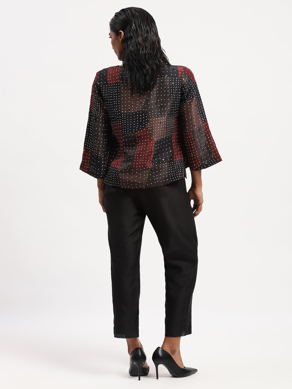 Sequin Blocks Top