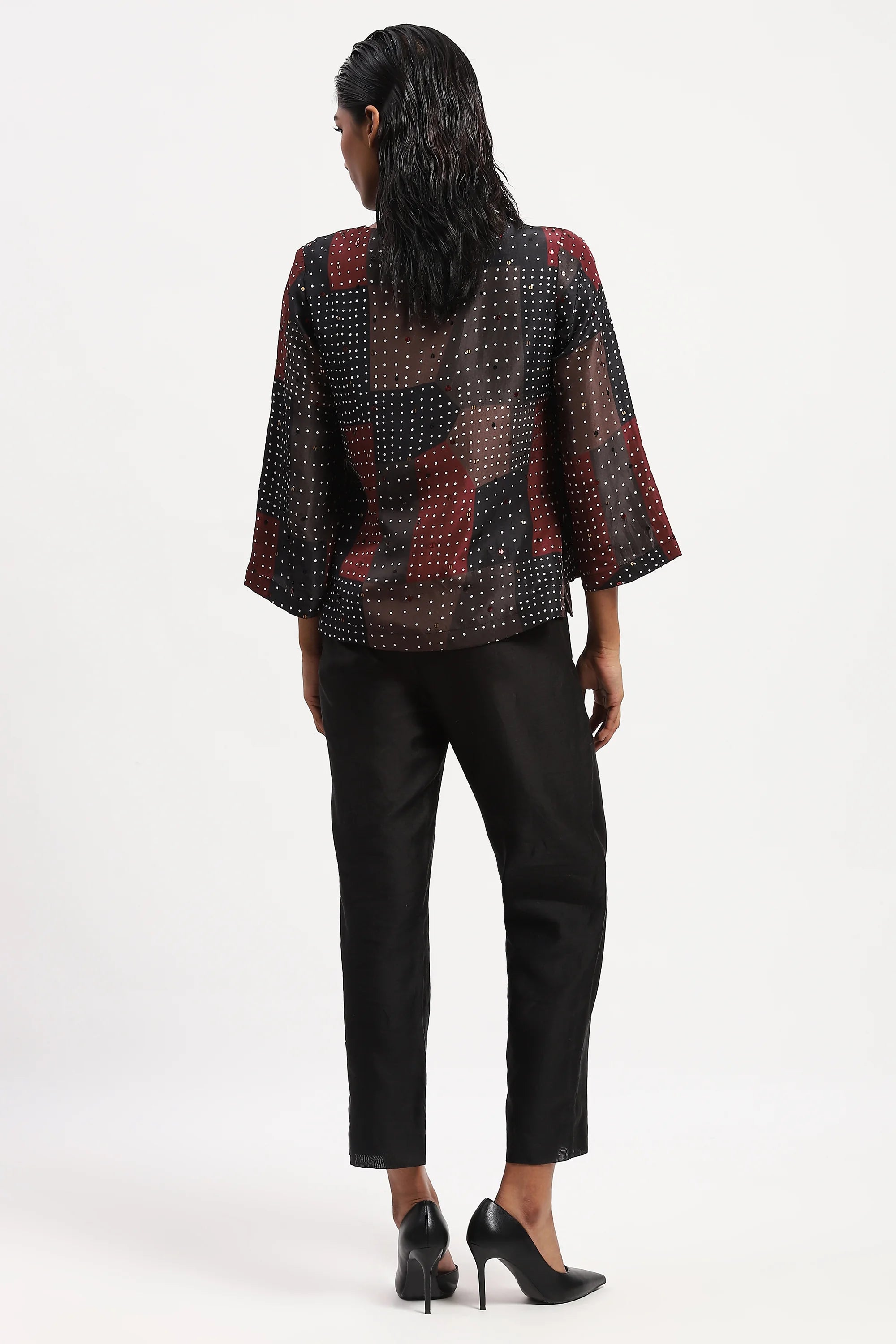 Sequin Blocks Top