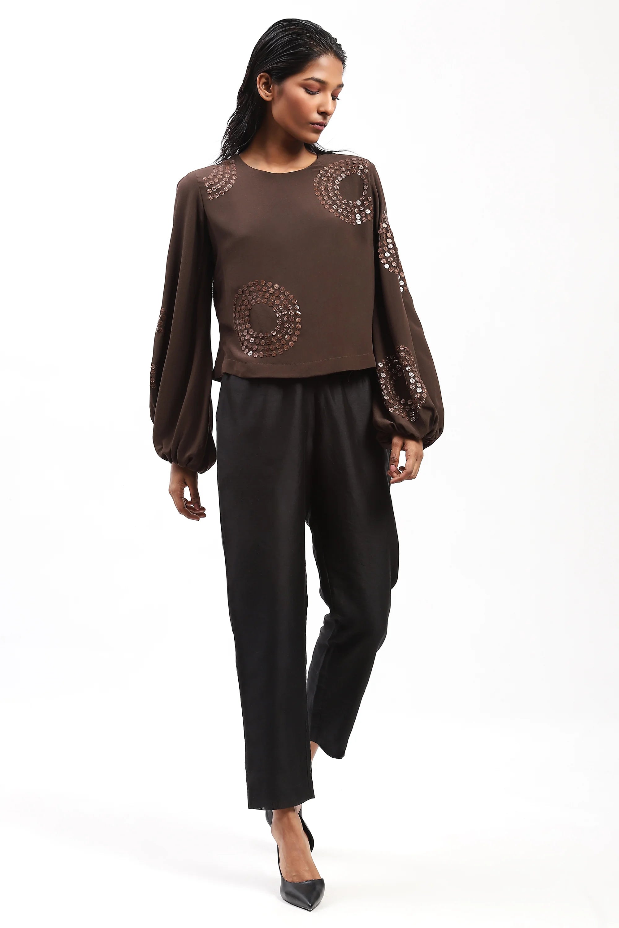 Sequin Rings Top