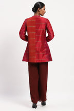 Woven Colourblock Top